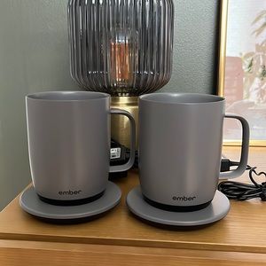 GRAY EMBER MUGS - SET OF 2